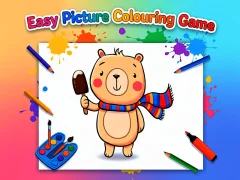 Cluiche Easy Picture Colouring Game ar líne
