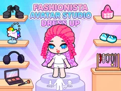 Cluiche Fashionista Avatar Studio Dress Up ar líne