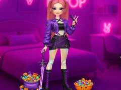 Cluiche K-Pop Halloween Dress Up ar líne