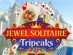 Cluiche Jewel Solitaire TriPeaks ar líne