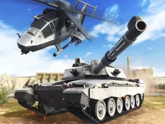 Cluiche Strategy of war. Tanks and helicopters ar líne