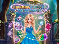 Cluiche Charming Dress-up and Makeup ar líne