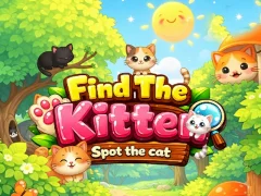 Cluiche Find the Kitten Spot the Cat ar líne