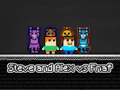 Cluiche Steve and Alex vs Fnaf ar líne