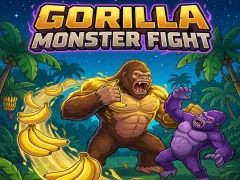 Cluiche Gorilla Monster Fight ar líne