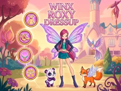 Cluiche Winx Roxy Dressup ar líne