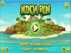 Cluiche Ninja Run ar líne
