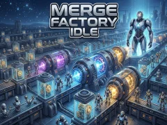 Cluiche Merge Factory Idle ar líne