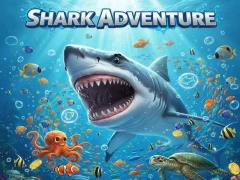 Cluiche Shark Adventure ar líne