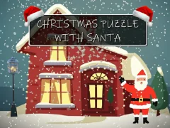 Cluiche Christmas Puzzle With Santa ar líne