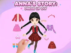 Cluiche Anna's Story: Dress Up DIY ar líne