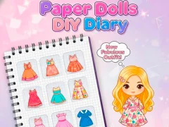 Cluiche Paper Dolls DIY Diary ar líne