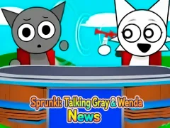 Cluiche Sprunki: Talking Gray & Wenda News ar líne