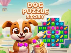 Cluiche Dog Puzzle Story ar líne