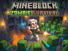 Cluiche Mineblock Zombie Survival ar líne
