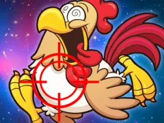 Cluiche Frenzy Chicken Shooter 3D ar líne