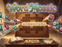 Cluiche Word Mosaic ar líne