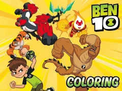 Cluiche Ben 10 Coloring ar líne