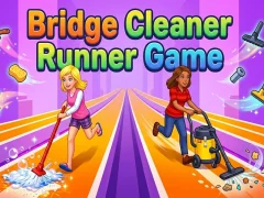 Cluiche Bridge Cleaner Runner Game ar líne