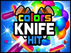 Cluiche Knife Hit Colors ar líne