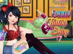 Cluiche Funny Tattoo Shop ar líne