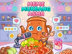 Cluiche Meme Mukbang ASMR Game ar líne