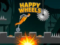 Cluiche Happy Wheels ar líne