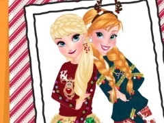 Cluiche Sisters Ugly Xmas Sweater ar líne