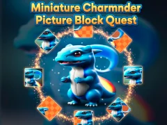 Cluiche Miniature Charmander Picture Block Quest ar líne