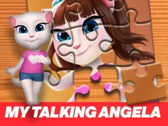 Cluiche My Talking Angela Jigsaw Puzzle ar líne