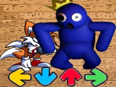 Cluiche FNF Rainbow Friends Battle Mod ar líne
