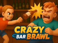 Cluiche Crazy Bar Brawl ar líne