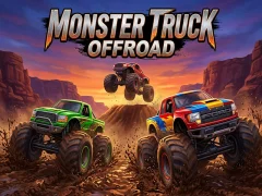 Cluiche Monster Truck Offroad ar líne