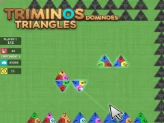 Cluiche Triminos Dominoes Triangles ar líne