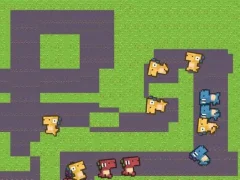 Cluiche Dino Defence 2D ar líne