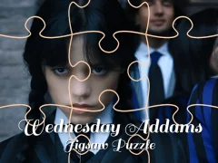 Cluiche Wednesday Addams Jigsaw Puzzle ar líne