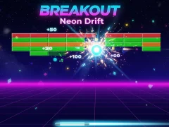 Cluiche Breakout Neon Drift ar líne