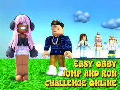 Cluiche Easy Obby Jump and Run Challenge Online ar líne