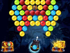 Cluiche Bubble Shooter Golden Chests ar líne