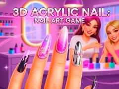 Cluiche 3D Acrylic Nail: Nail Art Game ar líne
