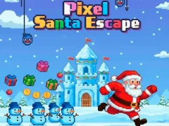 Cluiche Pixel Santa Escape ar líne