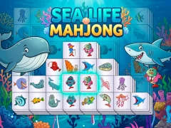Cluiche Sea life mahjong ar líne