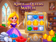 Cluiche Kings and Queens Match ar líne