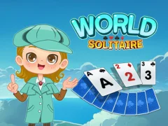 Cluiche World Solitaire Tripeaks ar líne