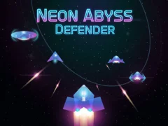 Cluiche Neon Abyss Defender ar líne