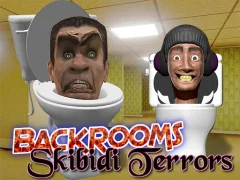 Cluiche Backrooms Skibidi terrors ar líne