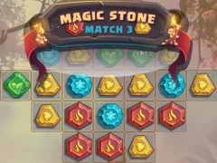 Cluiche Magic Stone Match 3 ar líne