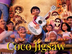Cluiche Coco Jigsaw ar líne
