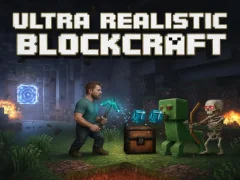 Cluiche Ultra Realistic BlockCraft ar líne