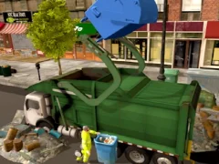 Cluiche Town Clean Garbage Truck ar líne